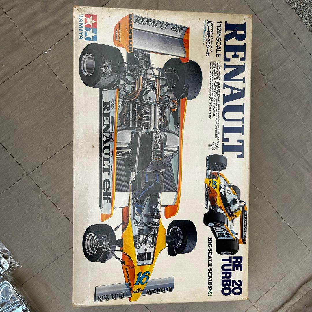 タミヤ 1/12 ルノーRE-20ターボ プラモデル デカール無 ジャンク扱い