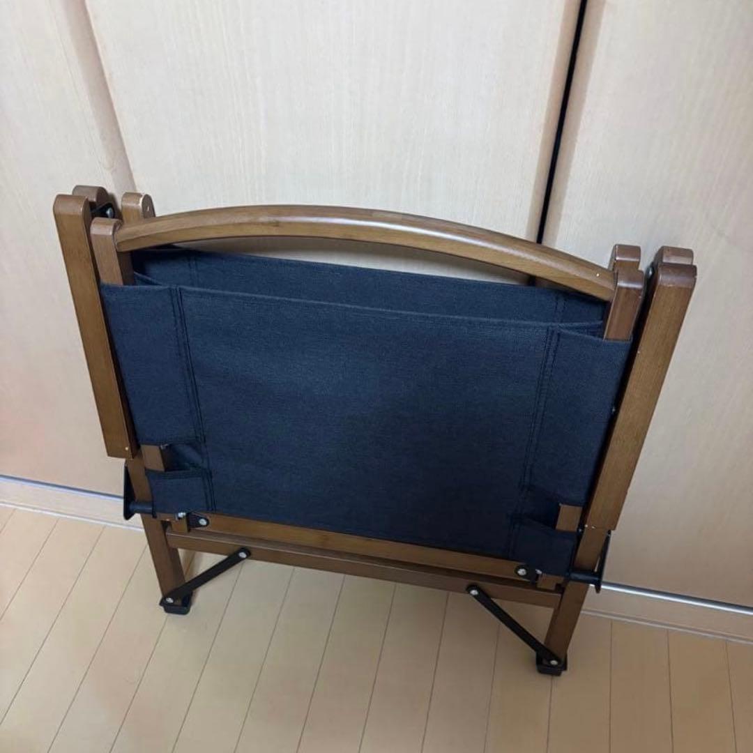 BUNDOK(バンドック) ロースタイル チェア ブラック　2個セット