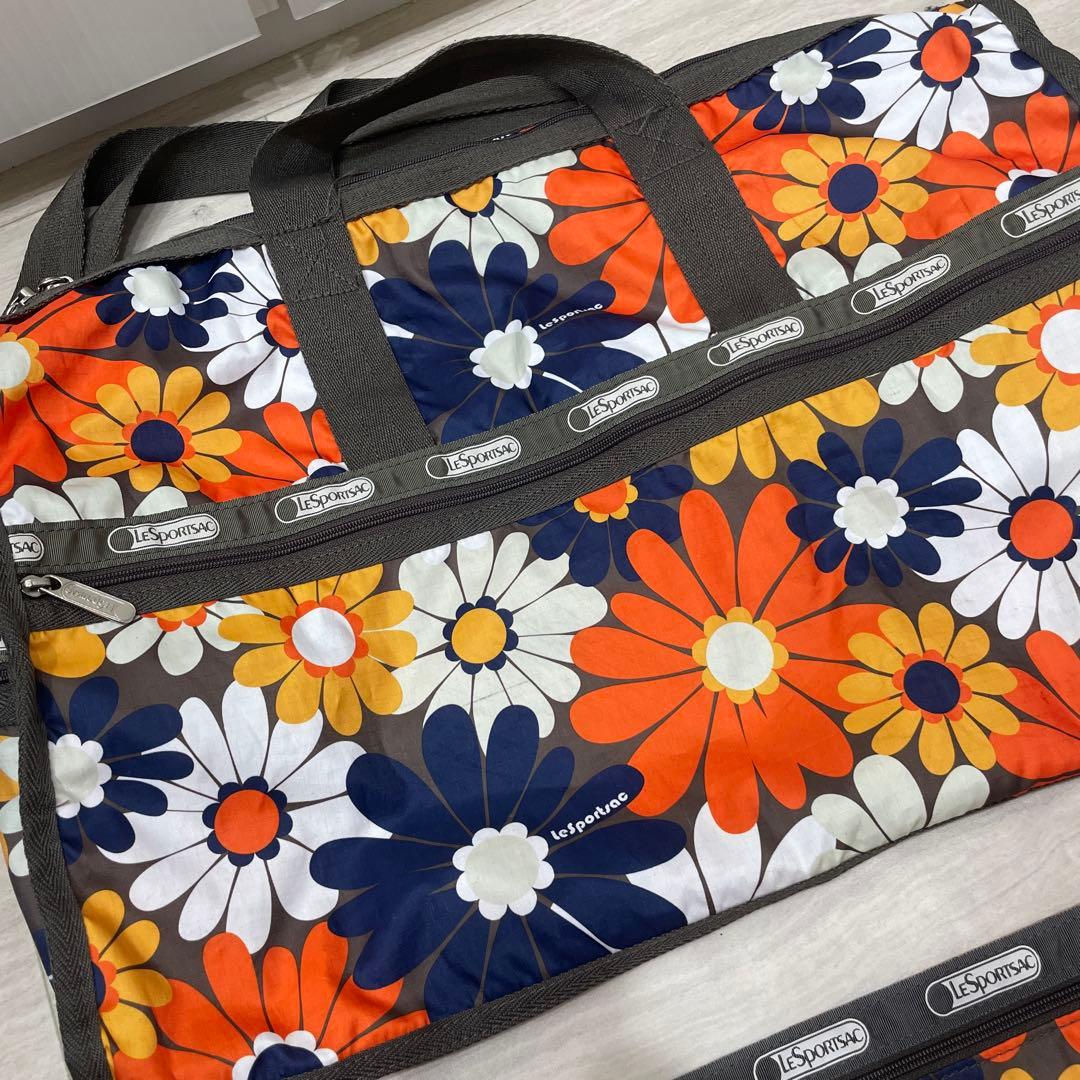 【鍵付き！】LeSportsac レスポートサック　ウィークエンダー　ボタニカル