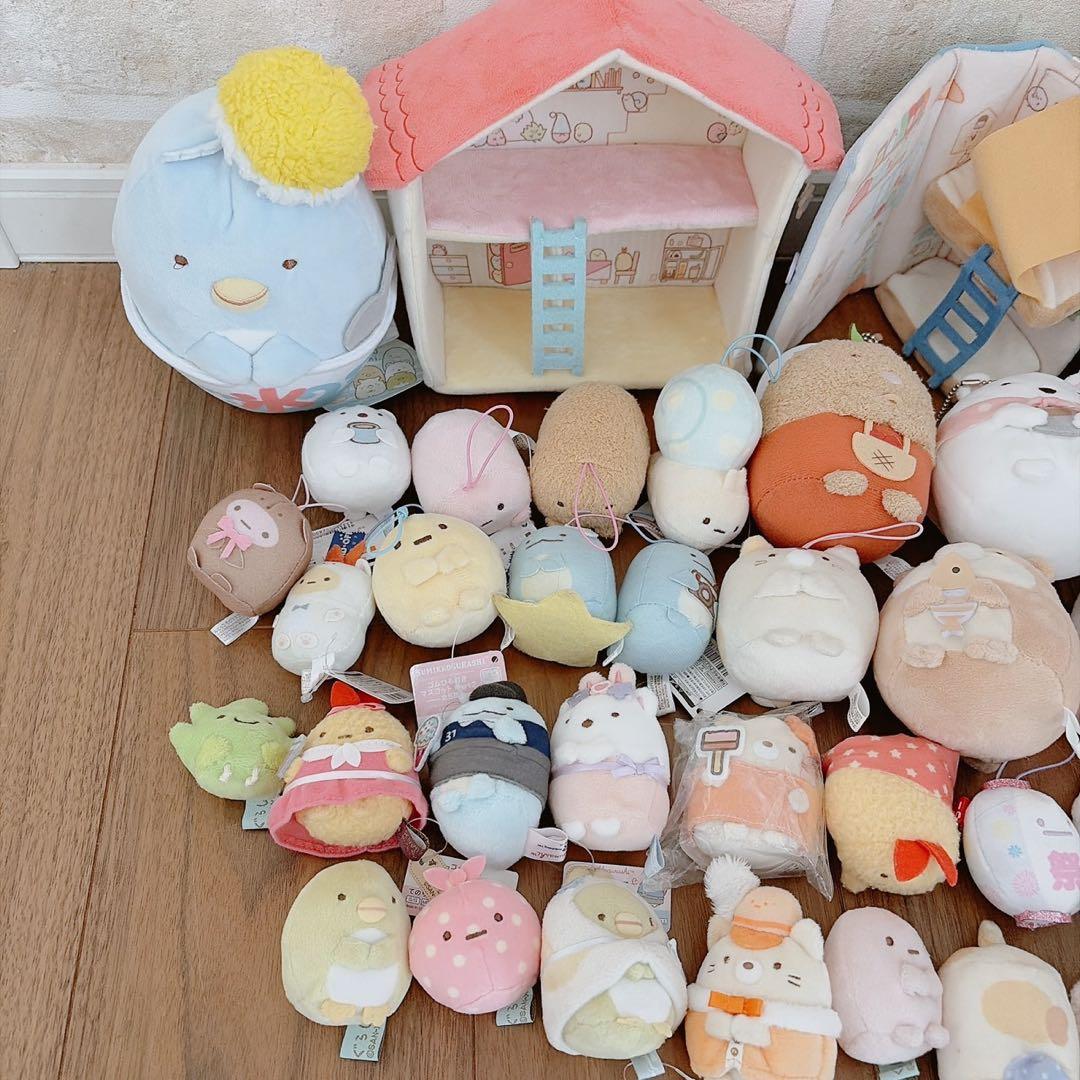 すみっこぐらし　てのりぬいぐるみ　まとめ売り 計40点