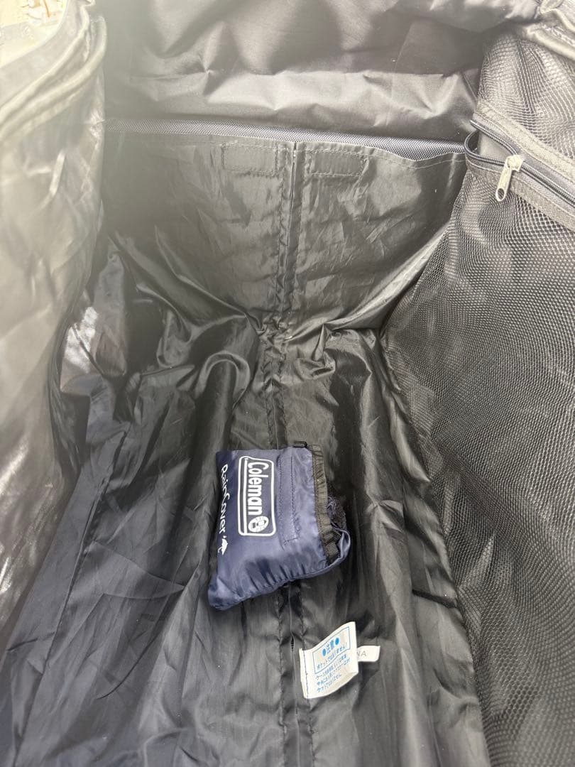 Coleman 大容量 ブラック迷彩(カモフラージュ柄)キャリーカート