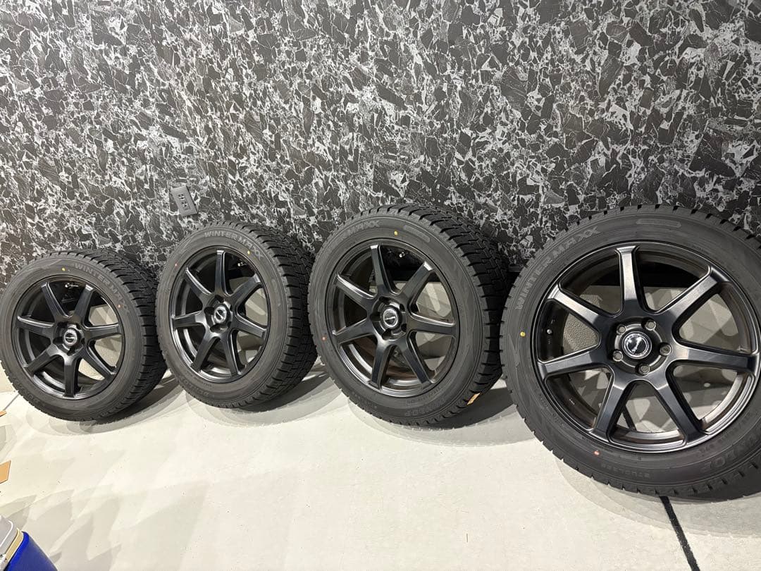 18インチ マットブラック ホイールセット