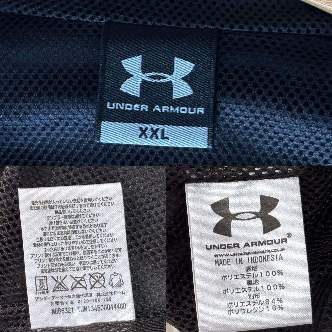 ✨️極美品 アンダーアーマー ランニングウェア 大きいサイズ XXL 黒 金