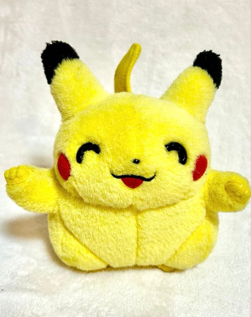 ピカチュウ　ぬいぐるみ　TOMY 初期　初代にっこり　バンザイ　ポケモン