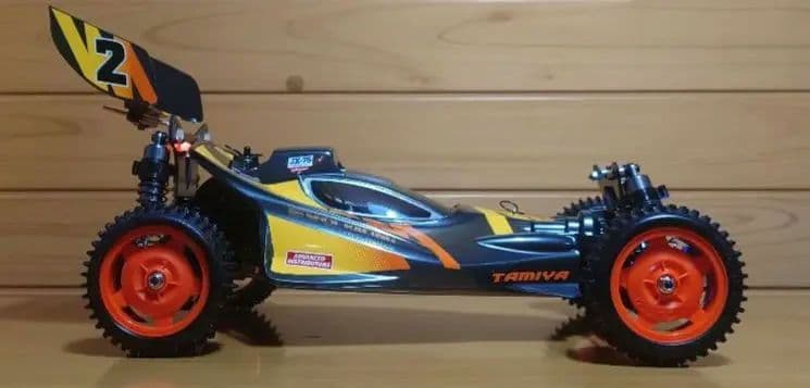 田宮トップフォースEVO.前後LEDライト付＆プロポバッテリー充電器完成品セット