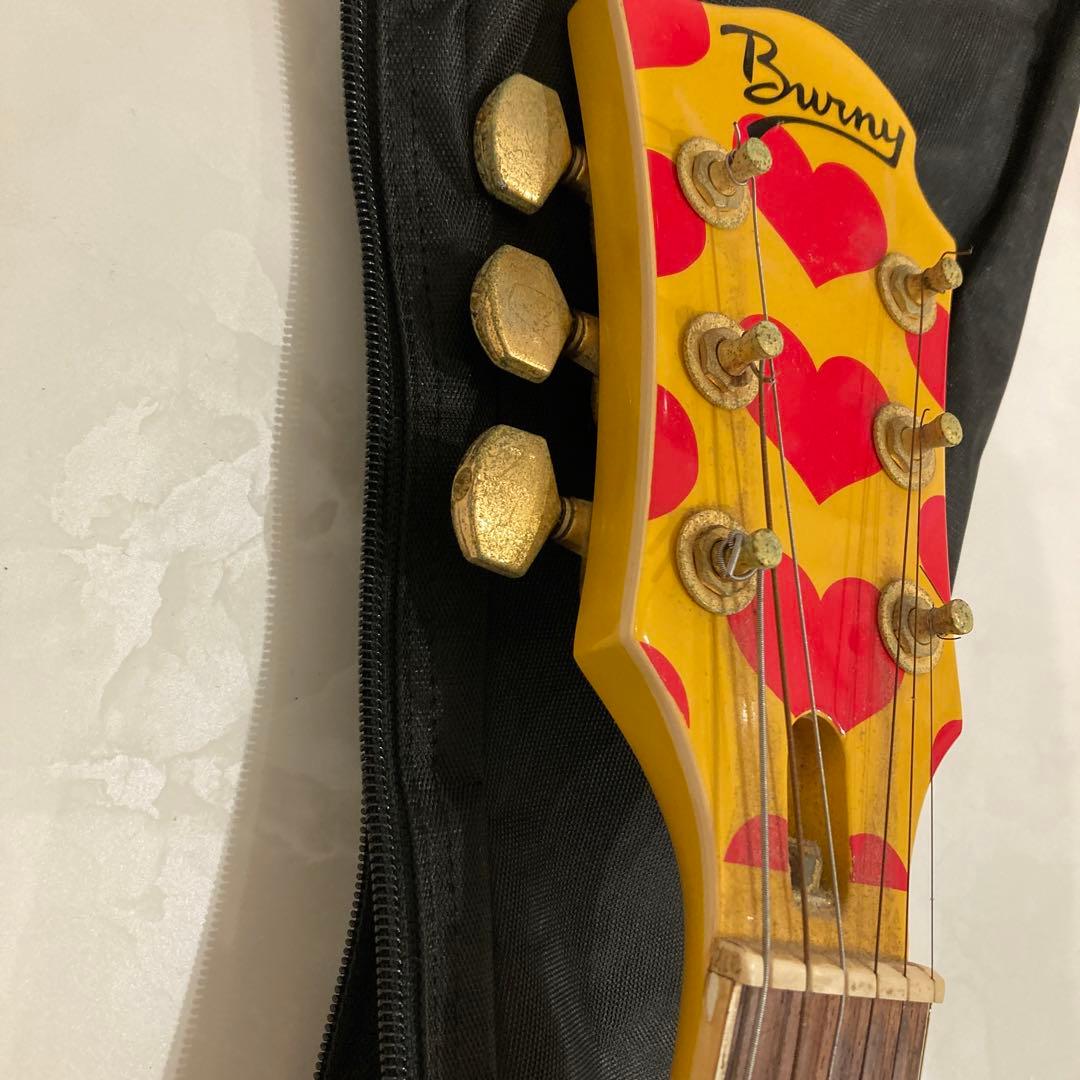 Burny MG-145S HY hide Model 】イエローハートギター