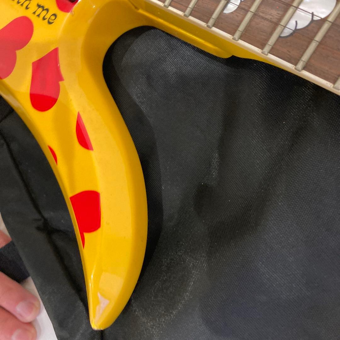 Burny MG-145S HY hide Model 】イエローハートギター