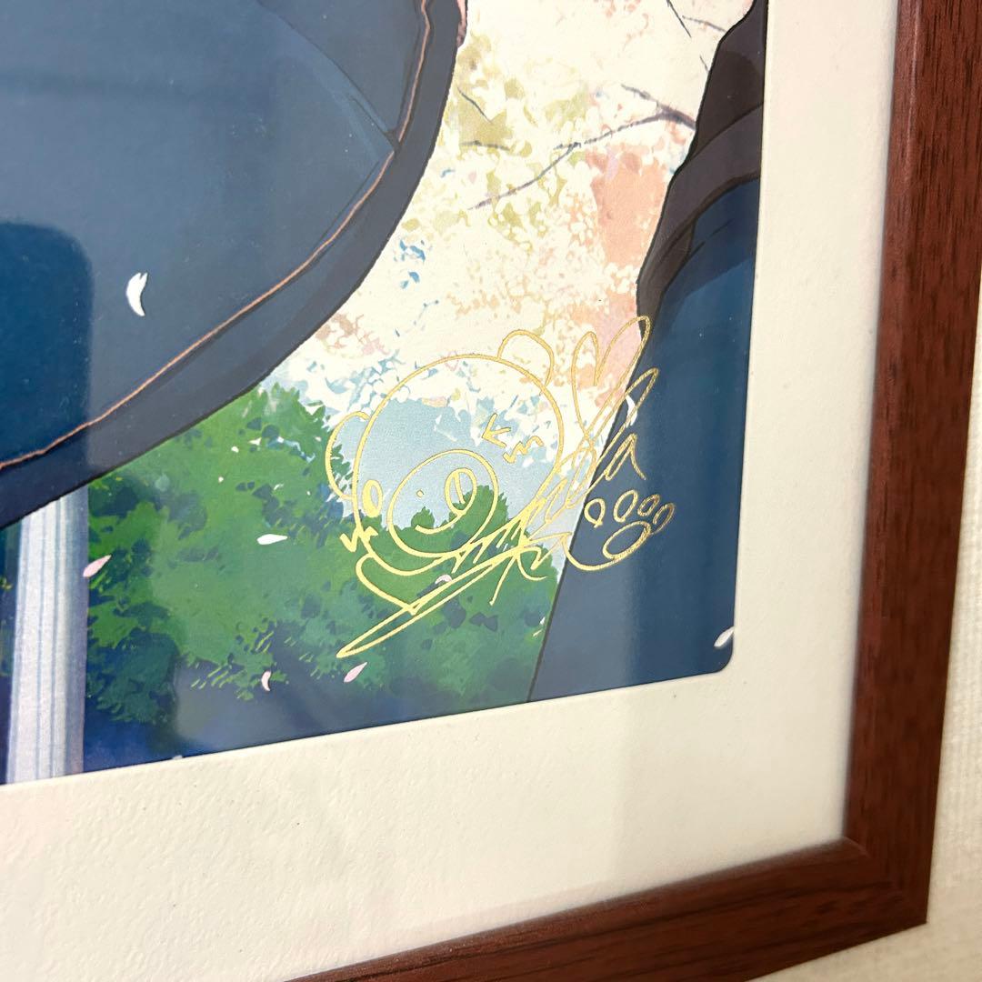 『アマガミ ちょっとおまけ劇場』森島はるか 複製原画　声優箔押しサイン入り