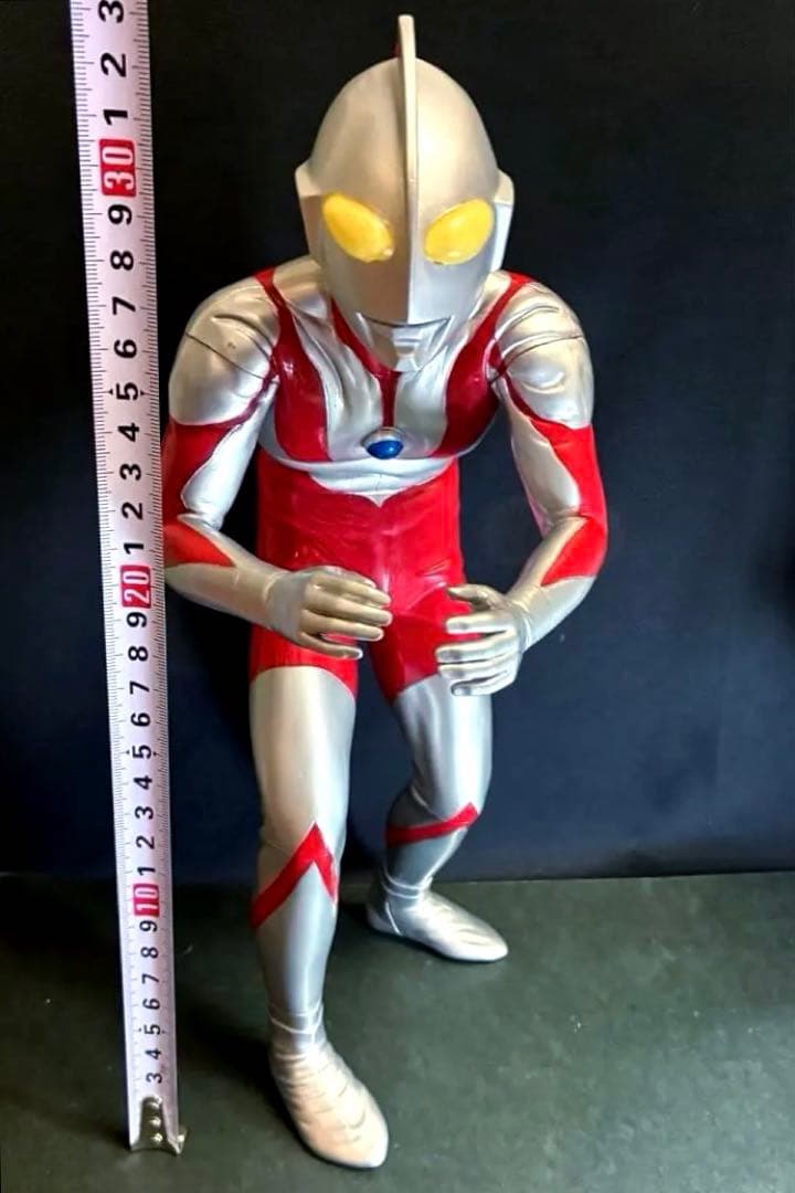33cm！■1999年 ウルトラマン ソフビ 大サイズ