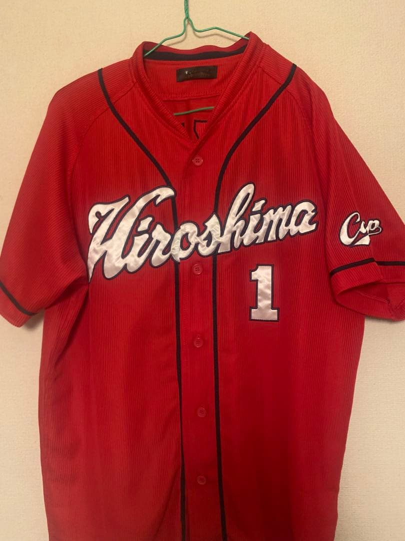 元広島東洋カープ　鈴木誠也　ハイクオリティユニフォーム　L