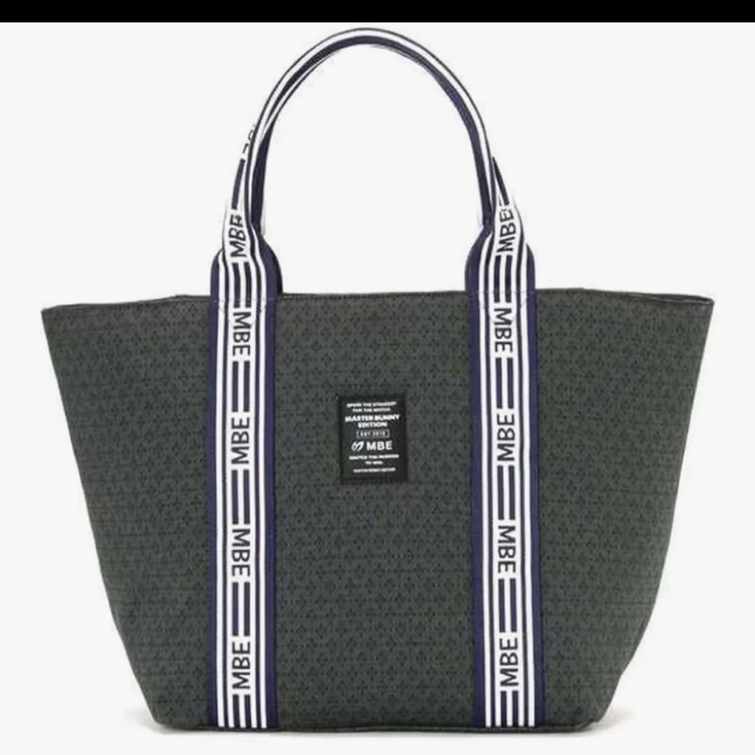 マスターバニー　トートバッグ ダイヤ柄・ジャガードロッカーバック　トート★緑