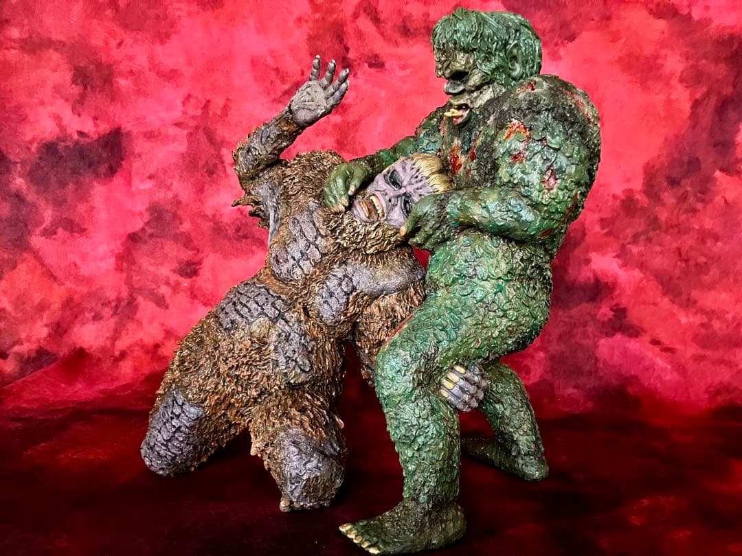 サンダ対ガイラ￼決戦！壮絶バトル・レジンキット完成品フランケンシュタインの怪獣￼