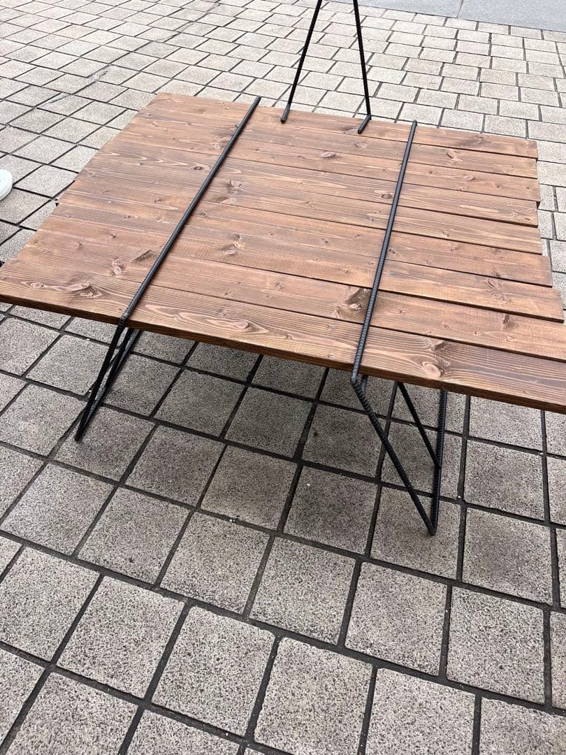 3wayアイアンシェルフ（テーブル）　収納袋付き