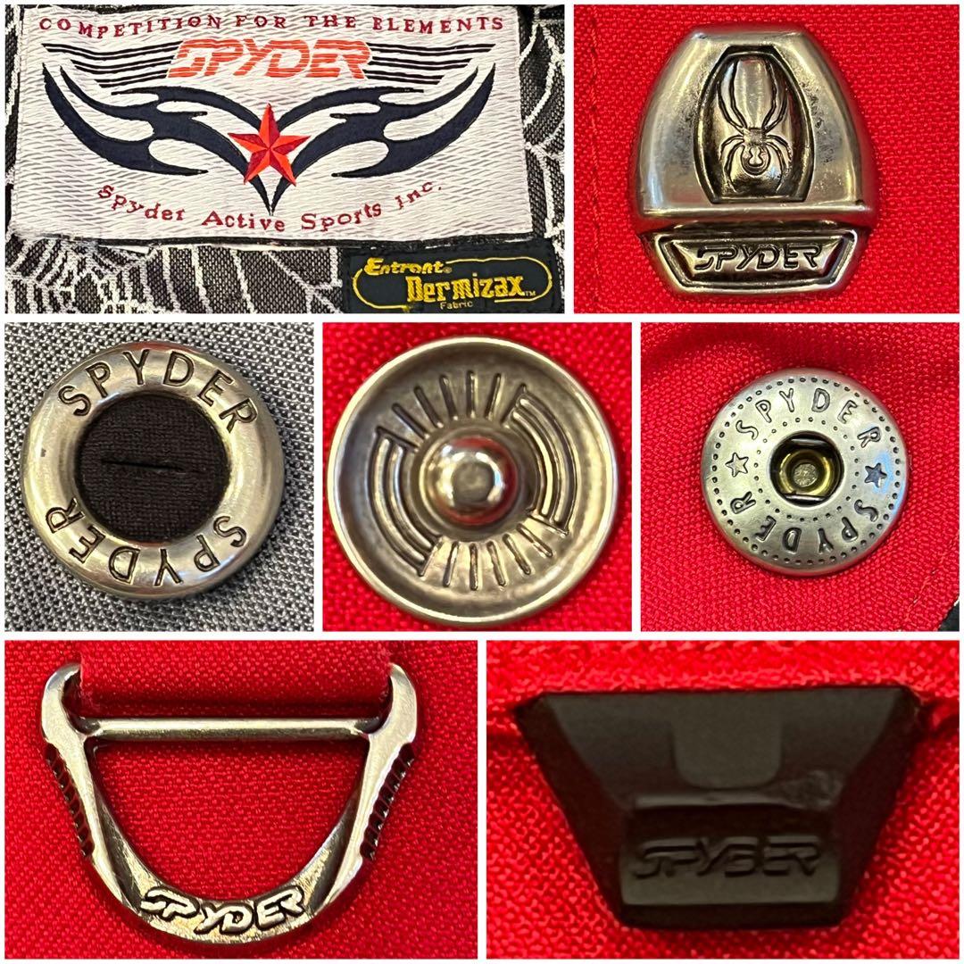 SPYDER スパイダー　メンズ　ウィンタージャケット　スノーウェア　黒×赤