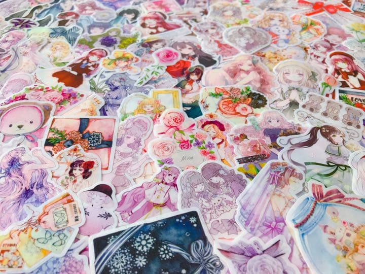 可愛いい❤️❤️人物マステフレークシール( ⸝⸝•ᴗ•⸝⸝ )148