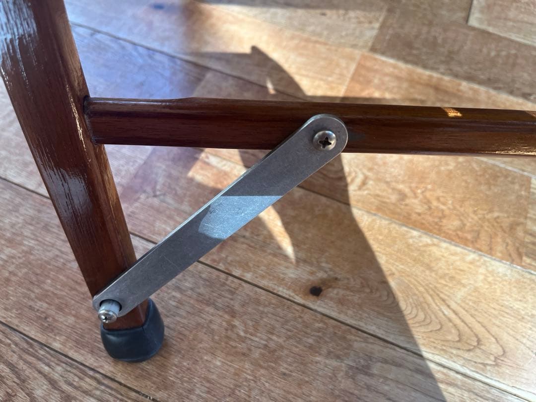 最終値下！カーミットチェアウォールナット　ベージュ　新品シート付き