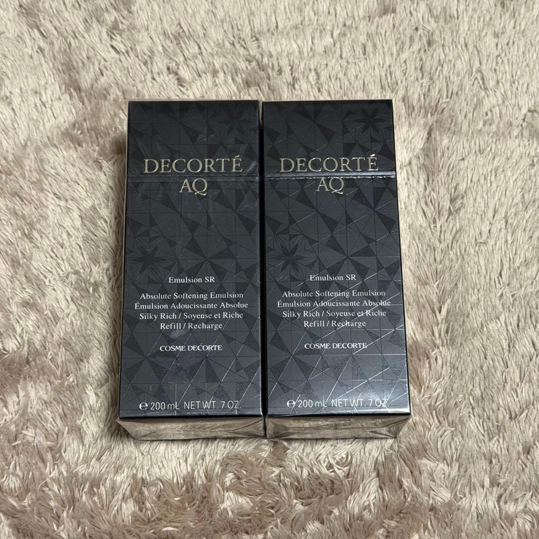 DECORTÉ AQ Emulsion SR 200mL 2本セット　付替用
