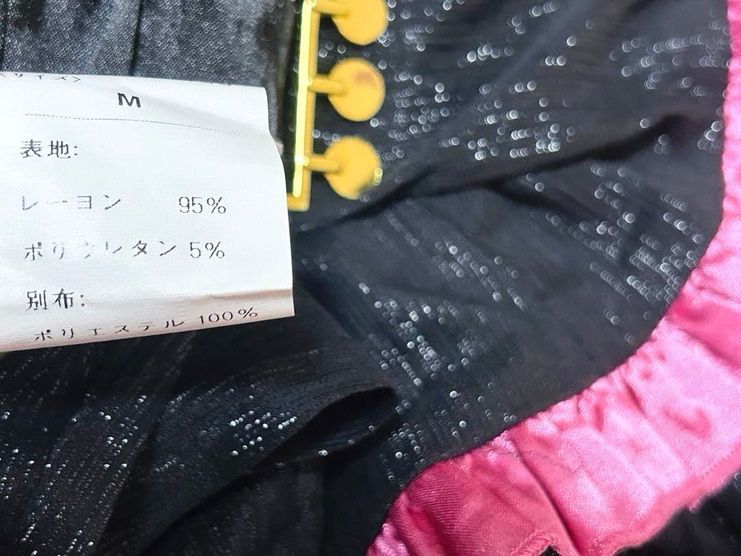 GOLDS♡肩紐ゴールドプレート♡バックルベルト♡シャイニー素材×ピンク♡キャミ