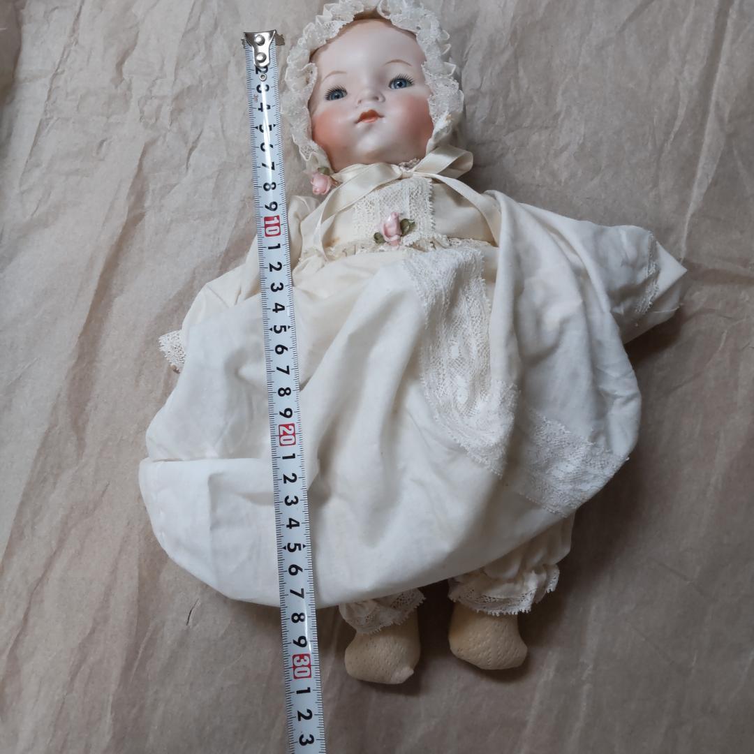 アーモンドマルセルタイプ　ベビードール　アンティーク風　人形　ブロカント　蚤の市