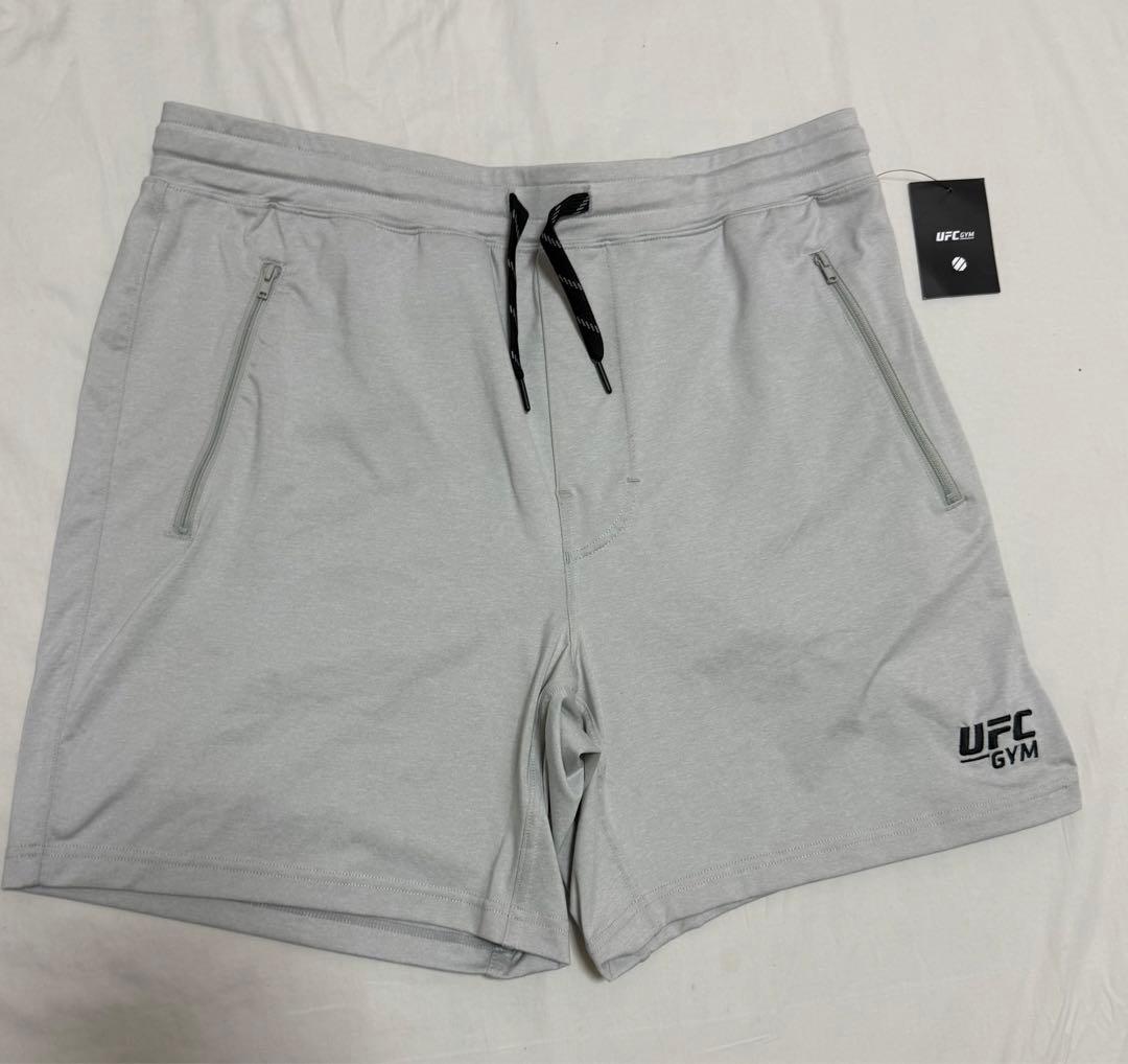 未使用品 UFC GYM ショートパンツ グレー 男性用 XLサイズ
