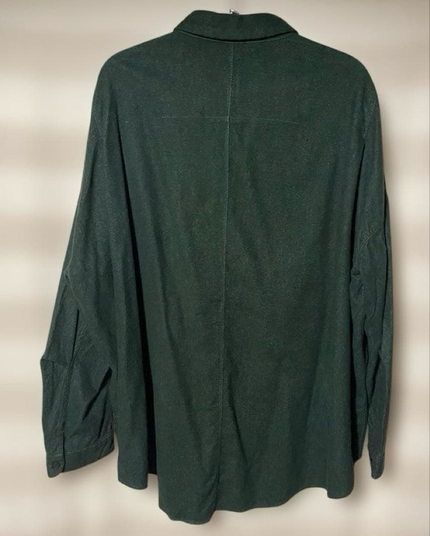1/16お値下《1度のみ着用》フィルマム　ネルシャツ　モスグリーン　XS
