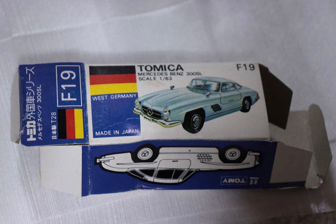 日本製　国産　トミカ　外国車シリーズ　メルセデス　ベンツ　300SL F19