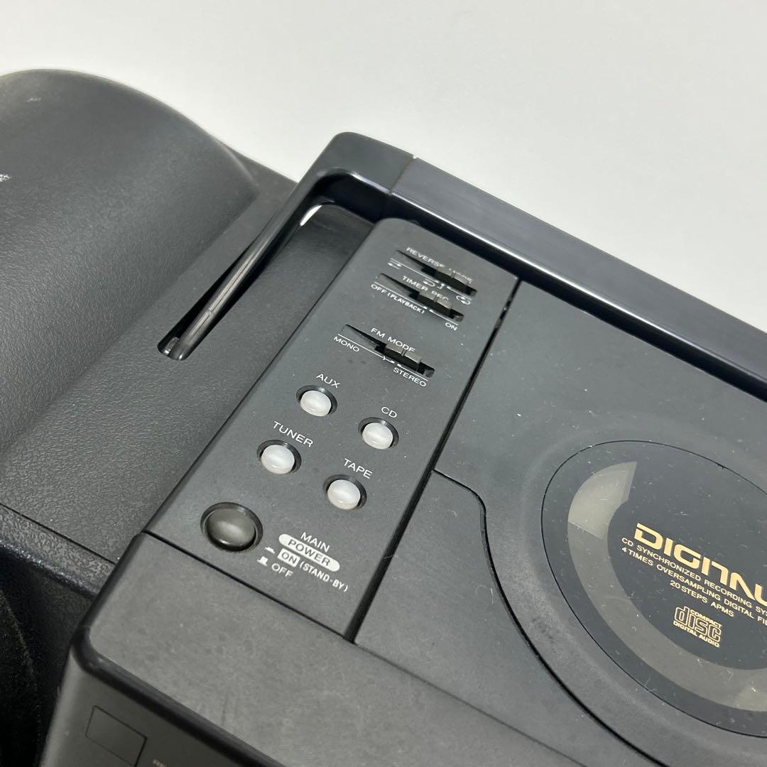 【再生ok】SHARP QT-77CD コンパクトディスク ダブルカセット