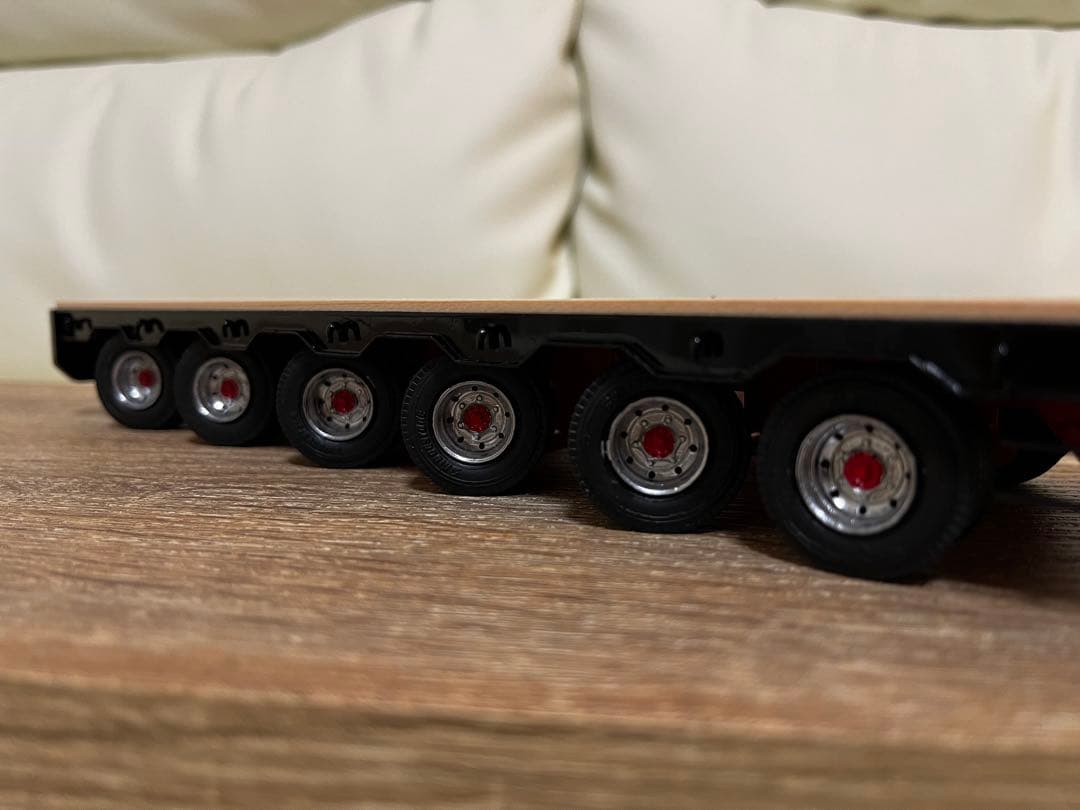 1/32 6軸トレーラー　舵切り　重量物運搬
