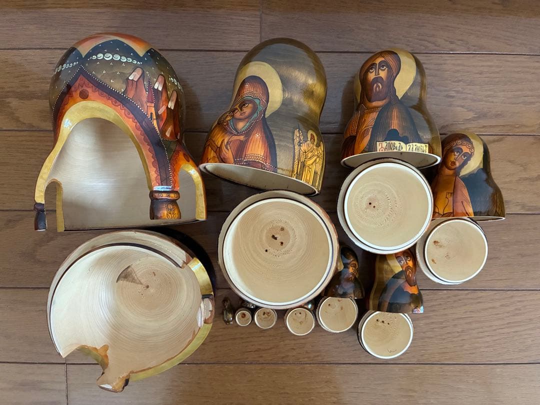 ロシア正教会マトリョーシカ 聖母子像