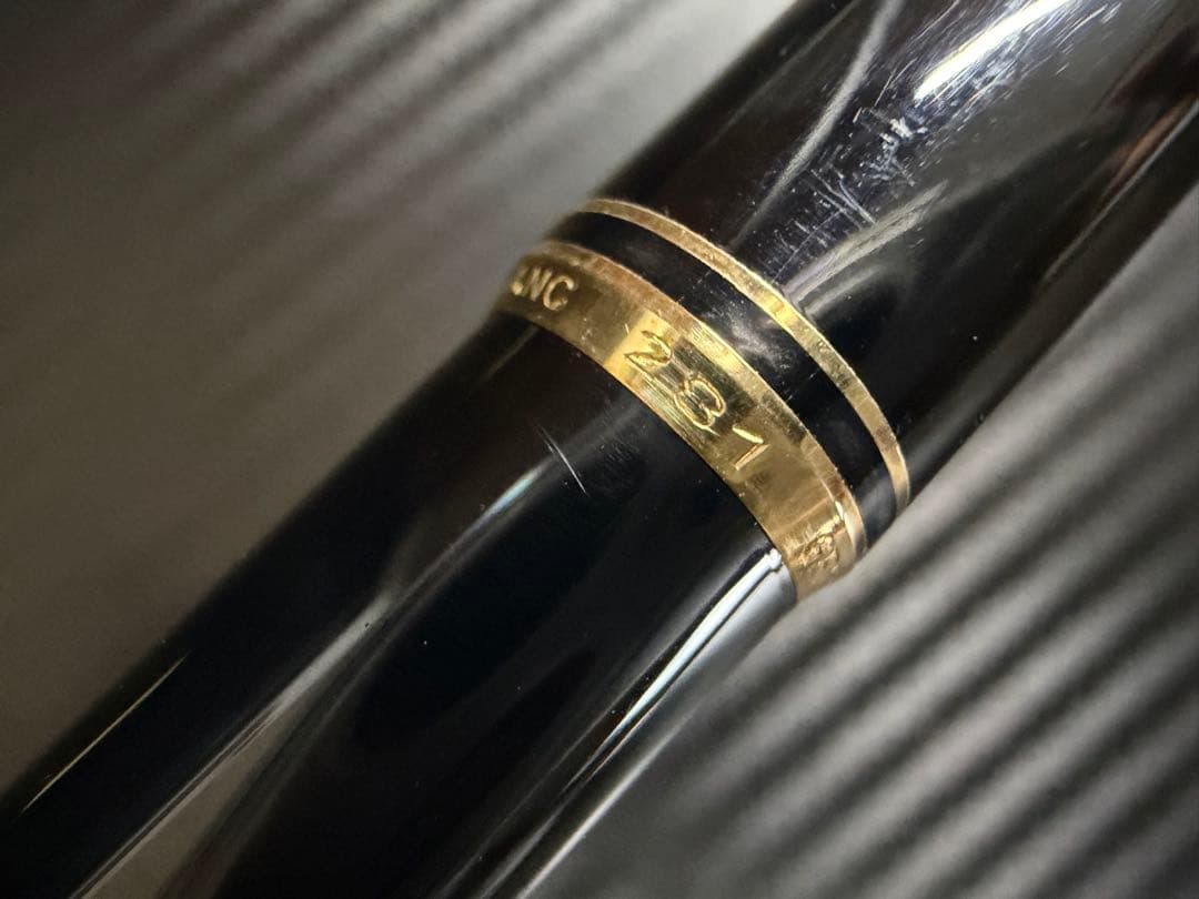 極美品 モンブラン ハンマートリガー No.281 ブラック ボールペン