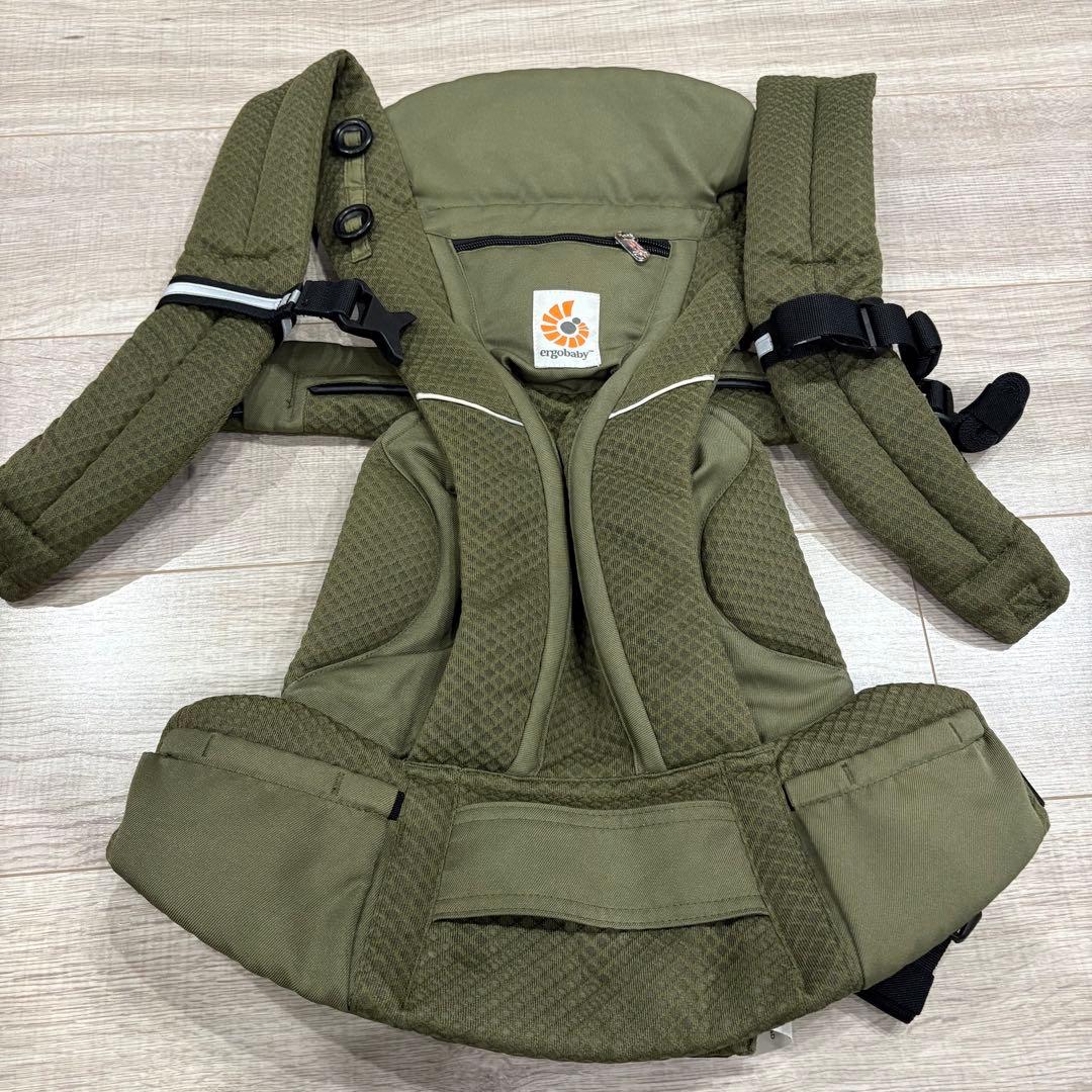 【美品】　エルゴ オムニ ブリーズ 抱っこ紐 オリーブ　グリーン カーキ　緑
