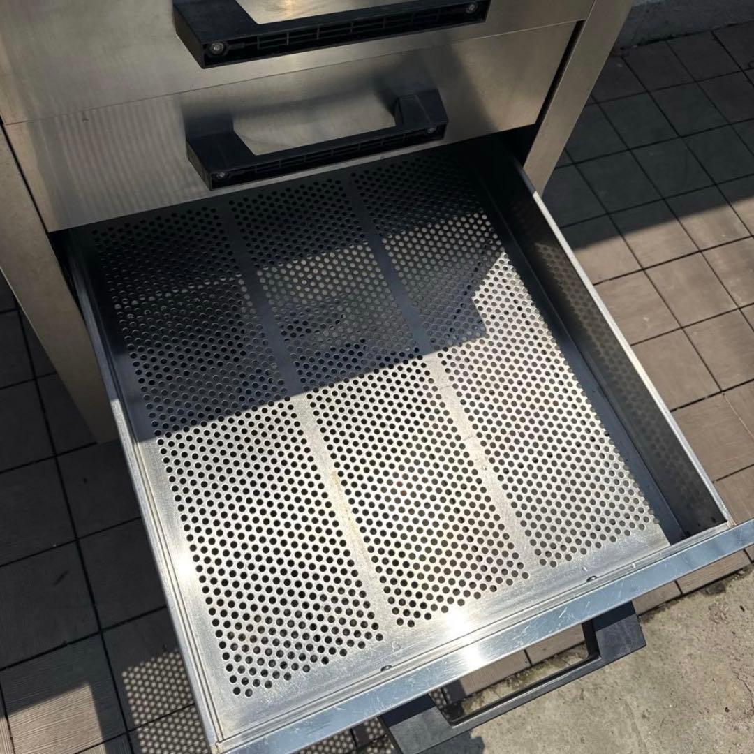 大型　業務用 五加調理器 ４段　ドロワー式　引出式蒸し器　都市ガス用