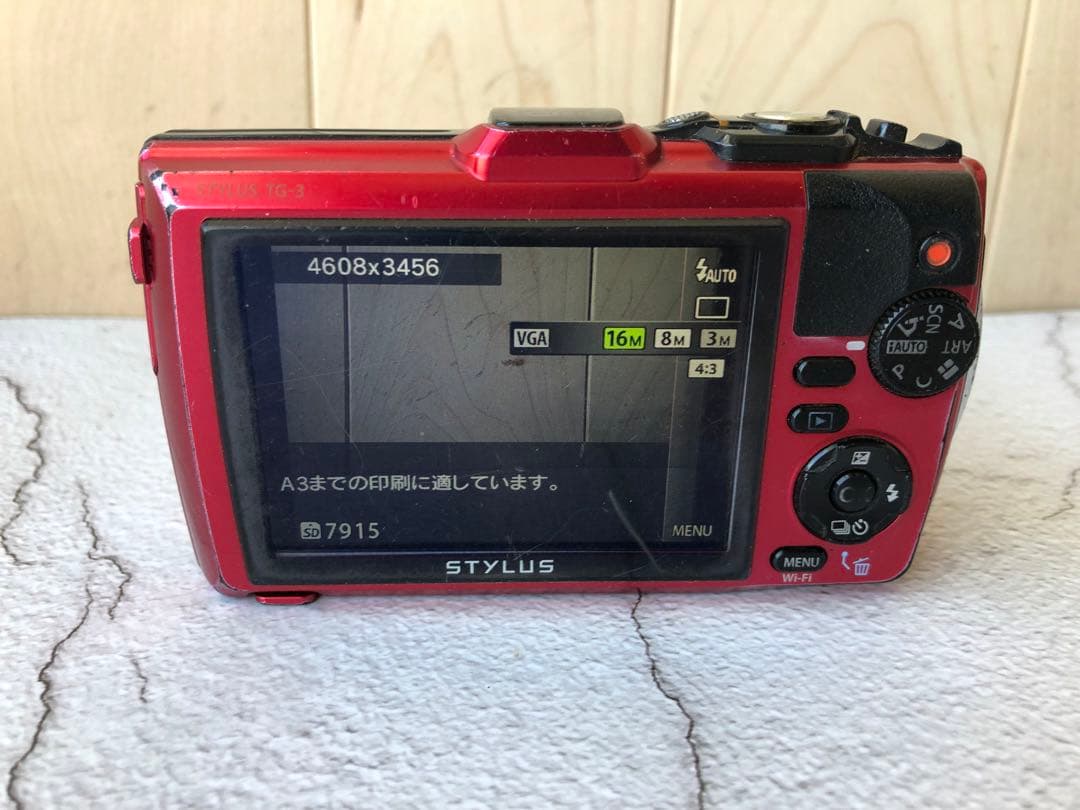 OLYMPUS Tough Stylus TG-3 赤　(D9)