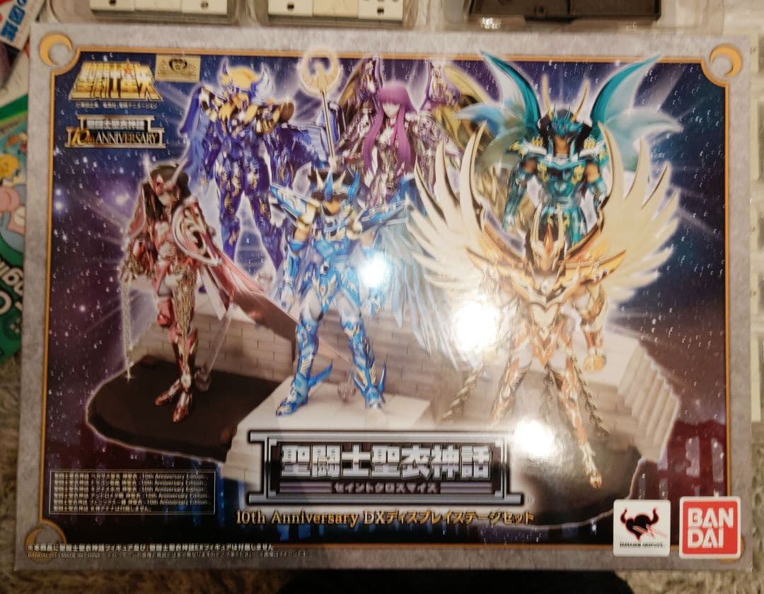 聖闘士聖衣　星矢、瞬、紫龍、一輝、氷河　DXディスプレイステージセット