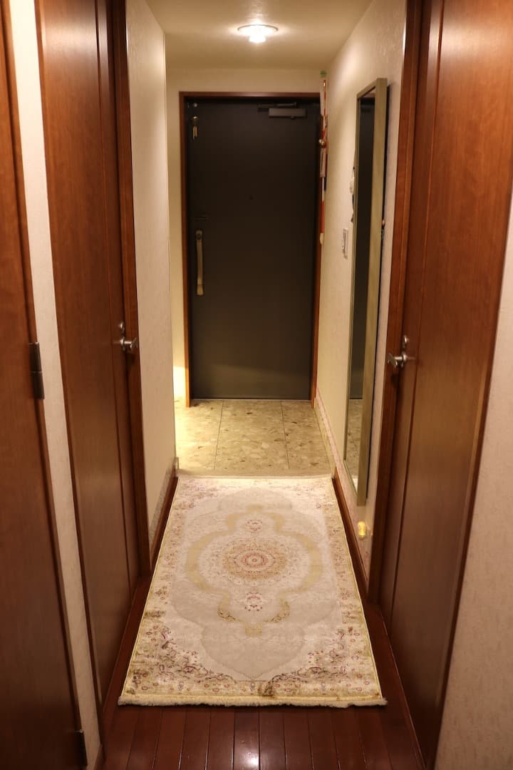 在庫処分価格！玄関マット ペルシャ柄絨毯79×154カーペット 金運アップ！？