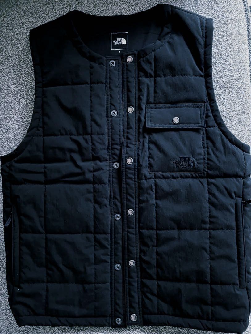 ノースフェイス ベスト ブラックS