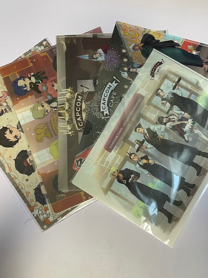 【逆転裁判】カプコンカフェ　クリアファイルセット【大逆転裁判】