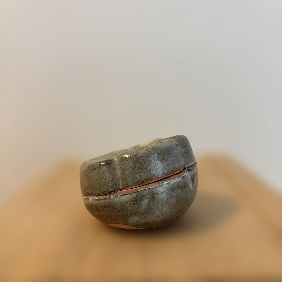 十四代亀井味楽 梅香合 高取焼