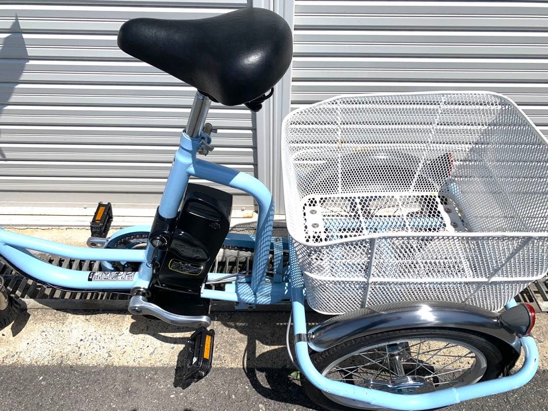 送料無料 電動アシスト三輪自転車 24V10Ah 20-16インチ 動作確認済