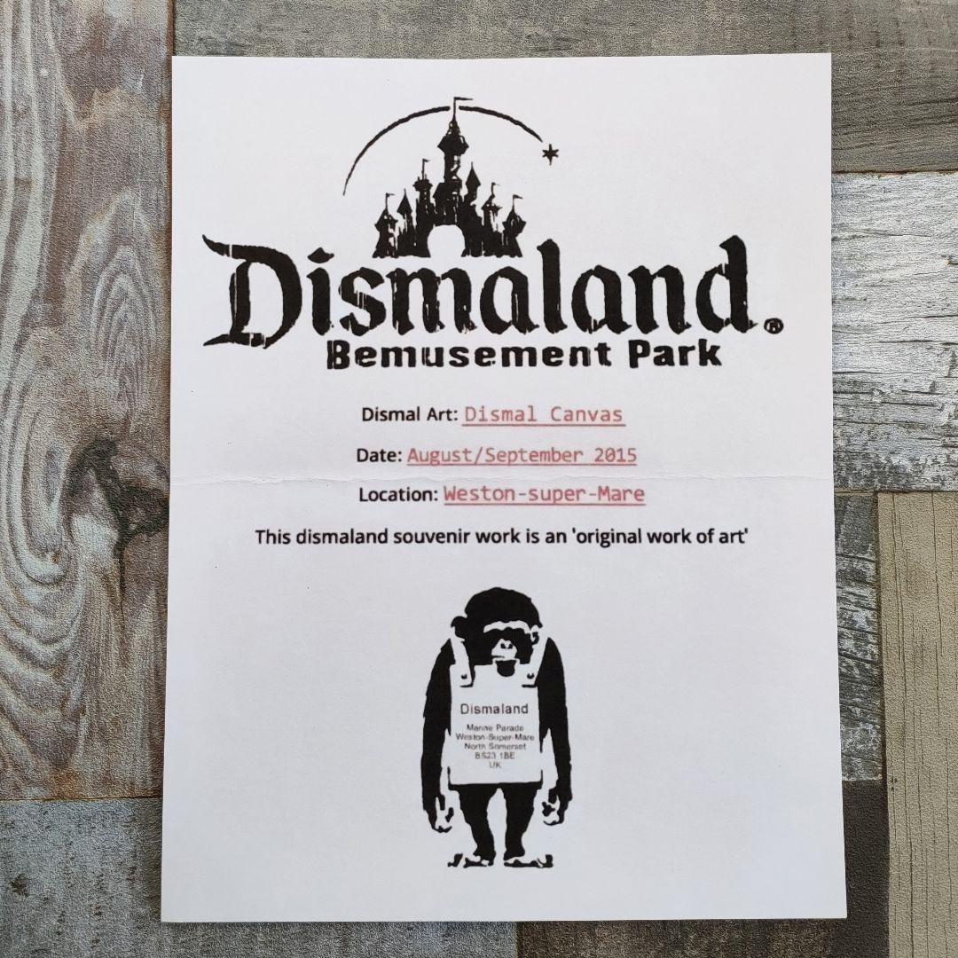 額装済み！希少です！バンクシー ディズマランド banksy ステンシル　ラット