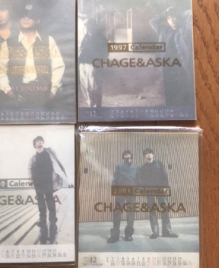 CHAGE&ASKA 壁掛カレンダー12枚+卓上カレンダー9枚 1987年,有り
