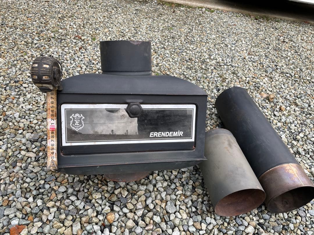 ERENDEMİR 薪ストーブ 煙突パイプ付き