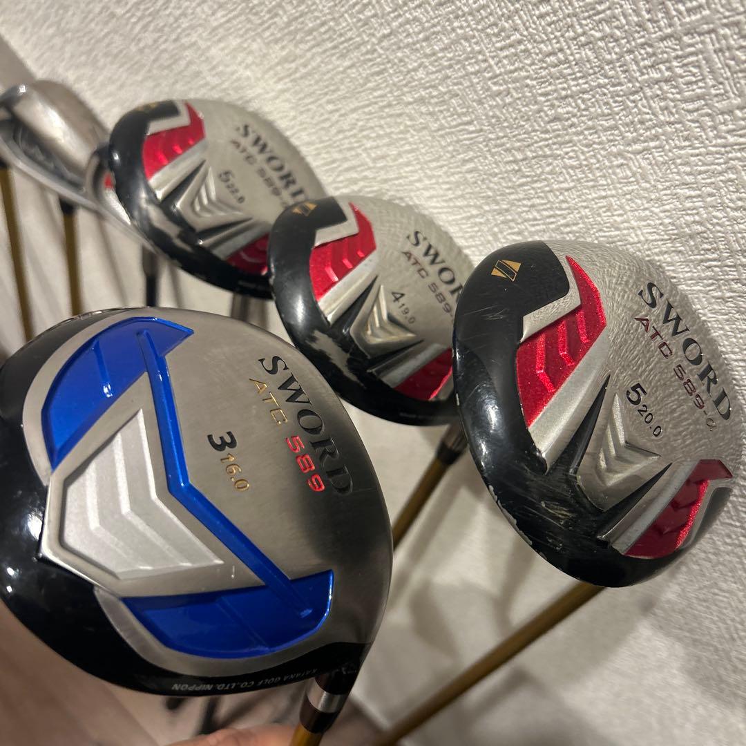 スウォード　メンズS R カタナ　右利き　13本　ゴルフセット