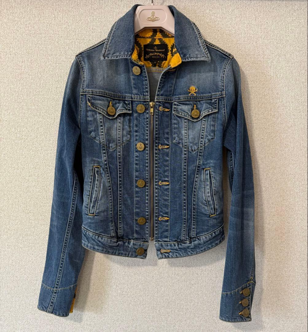 美品希少VivienneWestwood オーブ/スクイグル/デニムジャケット