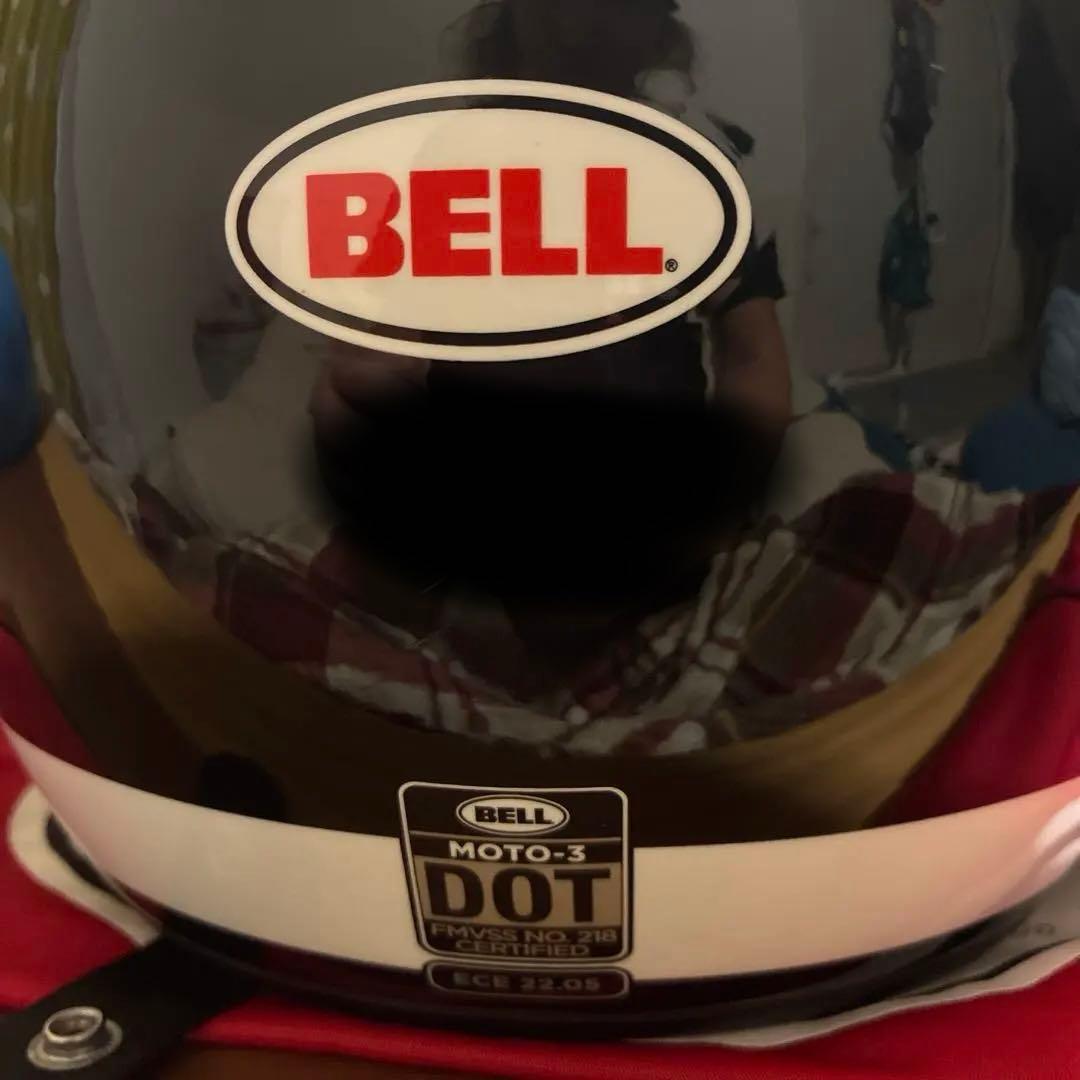 BELL MOTO 3 ブラックフルフェイスヘルメット Mサイズ