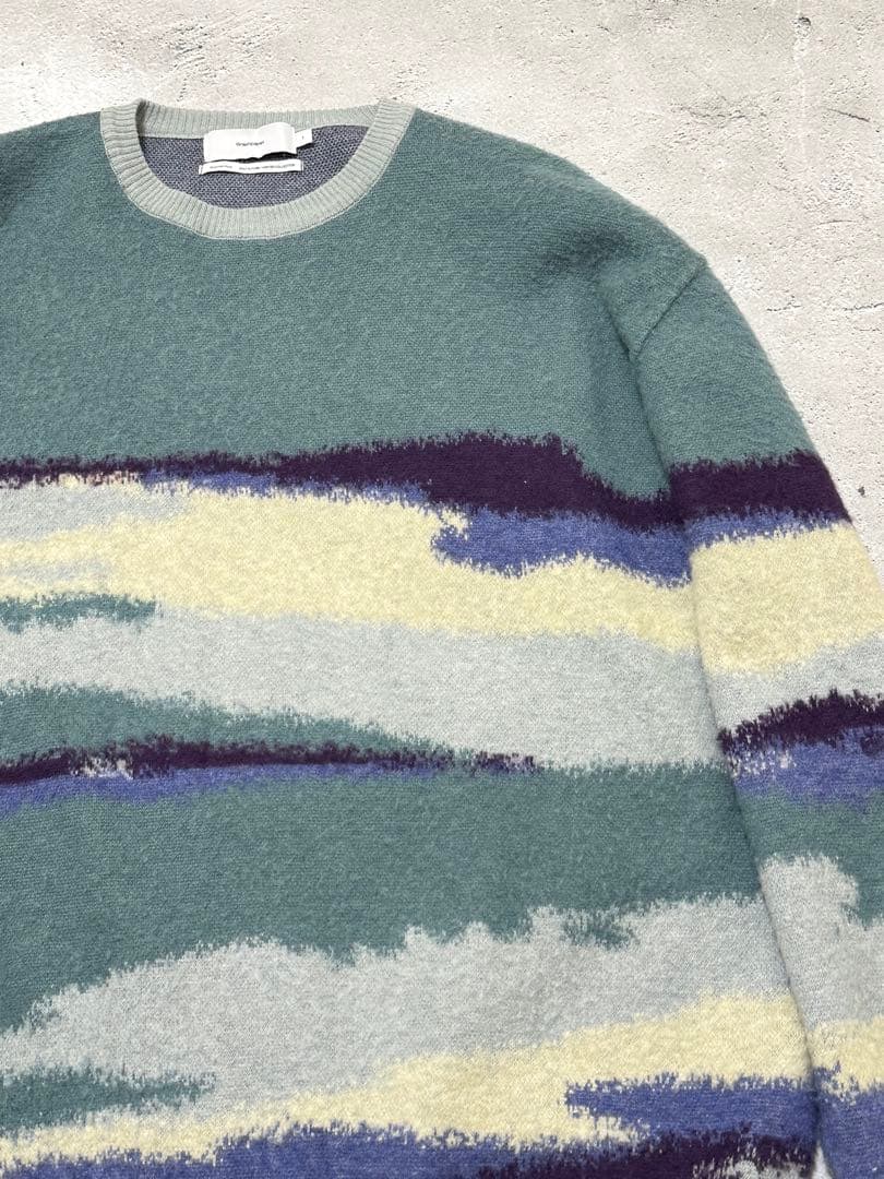 最終値下げ グラフペーパー Graphpaper Jacquard ニット