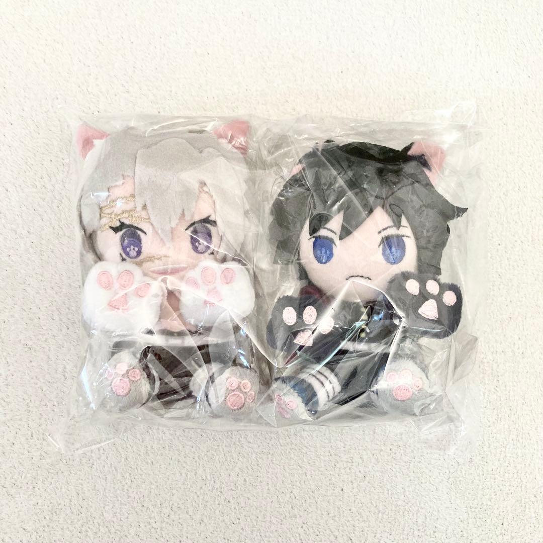 鬼滅の刃　にゃふぉるめ　ぬいぐるみ　不死川実弥　冨岡義勇　2点セット