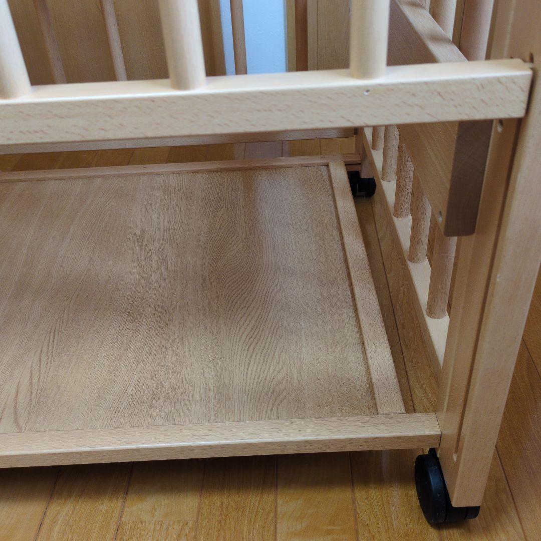 ベビーベッド サワベビー ハイタイプ　トリプルスライド 国産