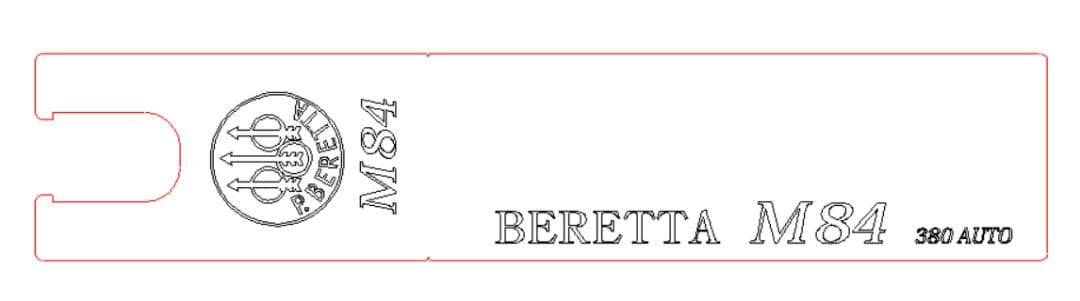 M84 アクリルガンスタンド