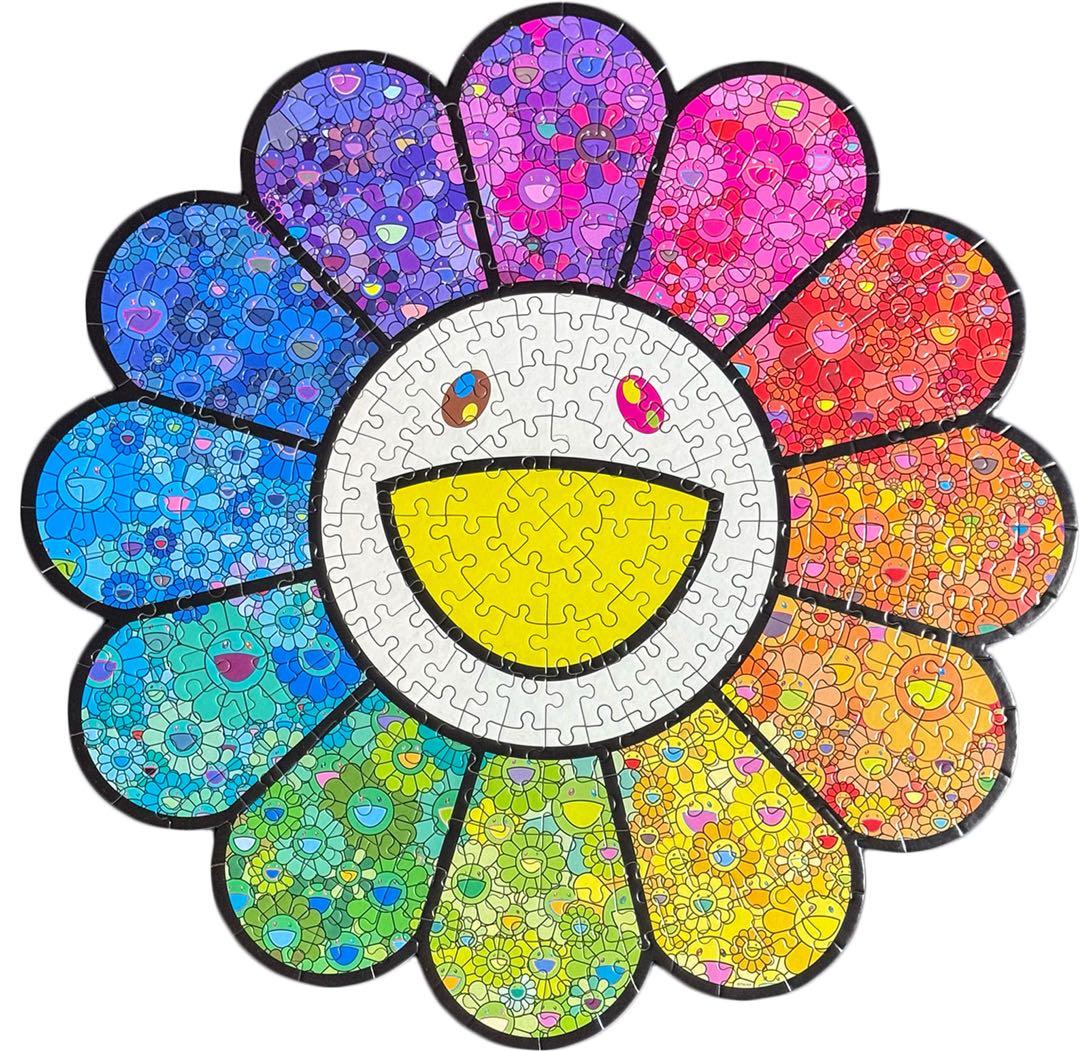 【2個セット】⭐︎新色⭐︎村上隆　フラワー型　ジグソーパズル　　　カイカイキキ